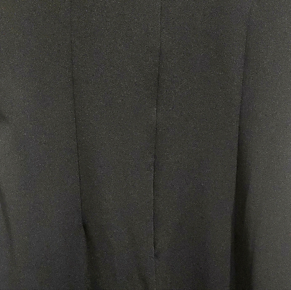 Black White Contrast Shift Dress Bow Detail Zip Back Darts Size 16 - Picture 5 of 6